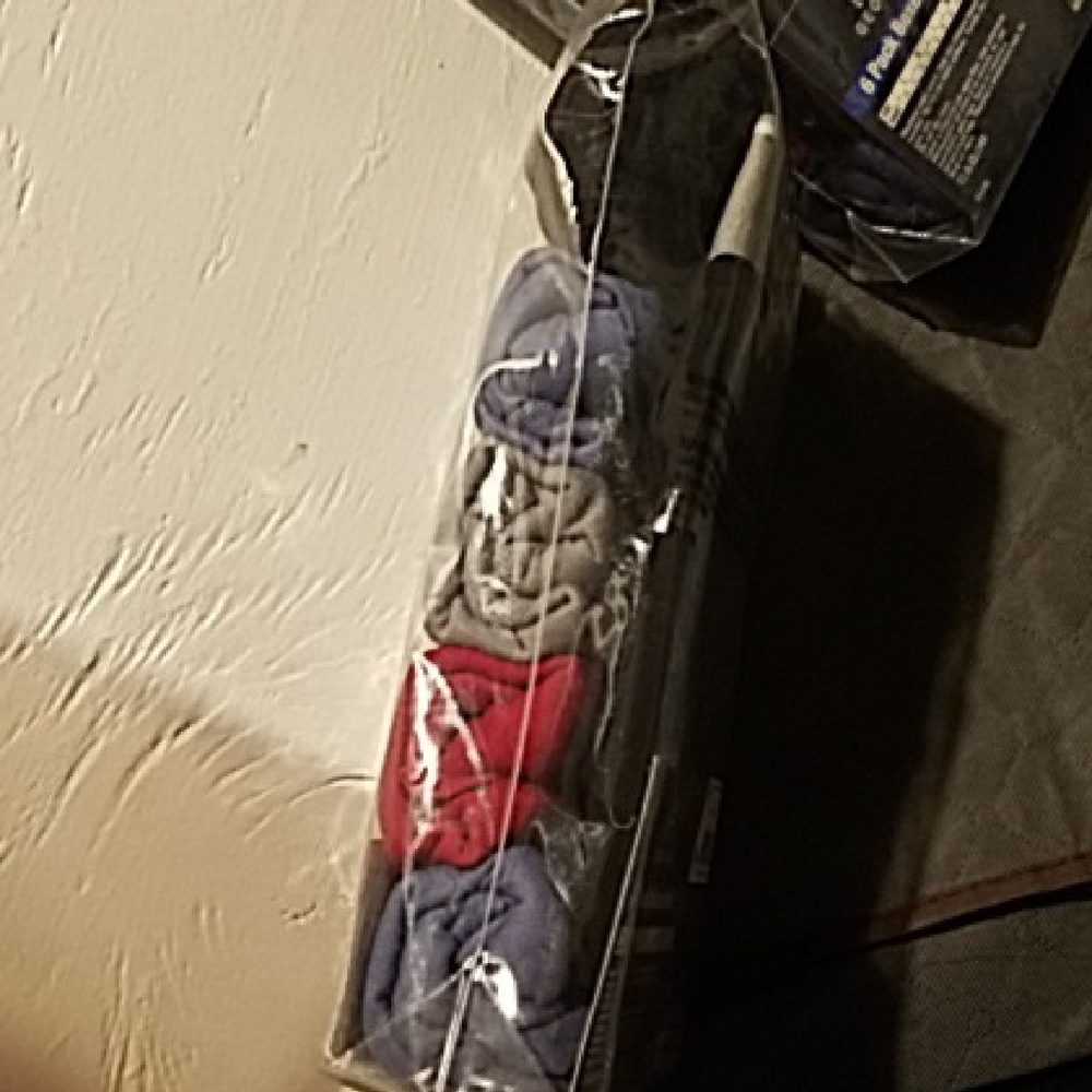 Boxer Briefs 6-Pack -2 Black, Gray, 2 Blue, Red Tag Free Moisture Wicking XL - Picture 3 of 5